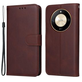   RMPACK Honor Magic6 Lite 5G Notesz Tok Business Series V2 Kitámasztható Bankkártyatartóval Barna