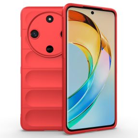   RMPACK Honor Magic6 Lite 5G Szilikon Tok Rugged Armor Style 2in1 Shock Piros