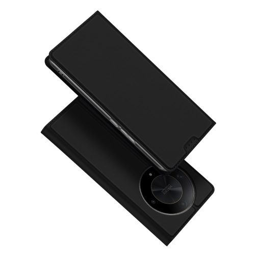 RMPACK Honor Magic6 Lite 5G Notesz Tok Mágneses DUX DUCIS Skin Pro Series Kitámasztható Kártyatartóval Fekete