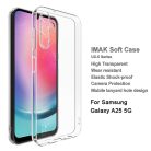 RMPACK Samsung Galaxy A25 5G Tok Ütésálló Szilikon Tok IMAK UX-5 Anti-Drop Shockproof Lencsevédővel Áttetsző