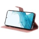 RMPACK Samsung Galaxy A25 5G Notesz Tok Business Series V2 Kitámasztható Bankkártyatartóval Rózsaarany