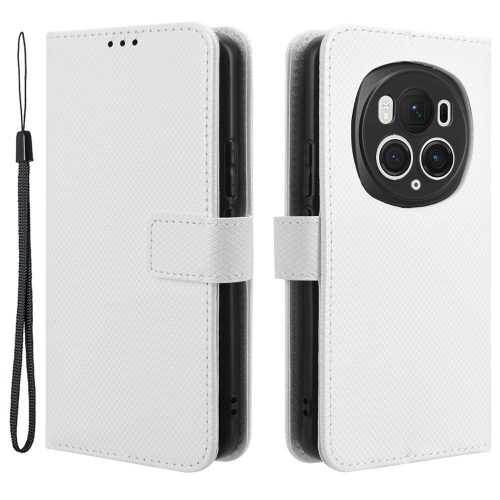 RMPACK Honor Magic6 Pro 5G Notesz Tok Business Series V3 Kitámasztható Bankkártyatartóval Fehér