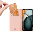 RMPACK Xiaomi Redmi A3 Notesz Tok Mágneses DUX DUCIS Skin Pro Series Kitámasztható Kártyatartóval Rózsaarany