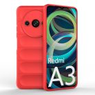 RMPACK Xiaomi Redmi A3 Szilikon Tok Rugged Armor Style 2in1 Shock Piros