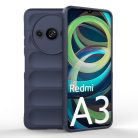 RMPACK Xiaomi Redmi A3 Szilikon Tok Rugged Armor Style 2in1 Shock Sötétkék