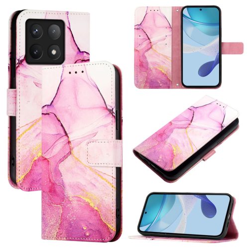 RMPACK Xiaomi 14T Notesz Tok Márvány Mintás Kitámasztható - Kártyatartóval Marble Series A01