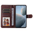 RMPACK Xiaomi 14T Notesz Tok Business Series V2 Kitámasztható Bankkártyatartóval Barna