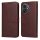 RMPACK Honor 400 5G Tok Notesz Kártyatartóval - Kitámasztható Wallet Style Barna