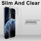 RMPACK Honor 400 Pro 5G Tok IMAK Ütésálló Kivitel UX-5 Series ShockProof TPU - Lencsvédővel Áttetsző