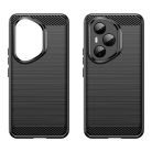 RMPACK Honor 400 Pro 5G Szilikon Tok Carbon Fiber Mintázattal Fekete