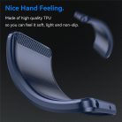 RMPACK Honor 400 Pro 5G Szilikon Tok Carbon Fiber Mintázattal Kék
