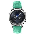 Samsung Gear S3 Classic / Frontier Szilikon Óraszíj - Pótszíj Tyre Style Cián