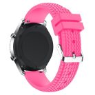 Samsung Gear S3 Classic / Frontier Szilikon Óraszíj - Pótszíj Tyre Style Pink