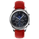 Samsung Gear S3 Classic / Frontier Szilikon Óraszíj - Pótszíj Tyre Style Piros