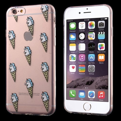iPhone 6S 6 Szilikon Tok Mintás - RMPACK - Ice Cream Mintázattal